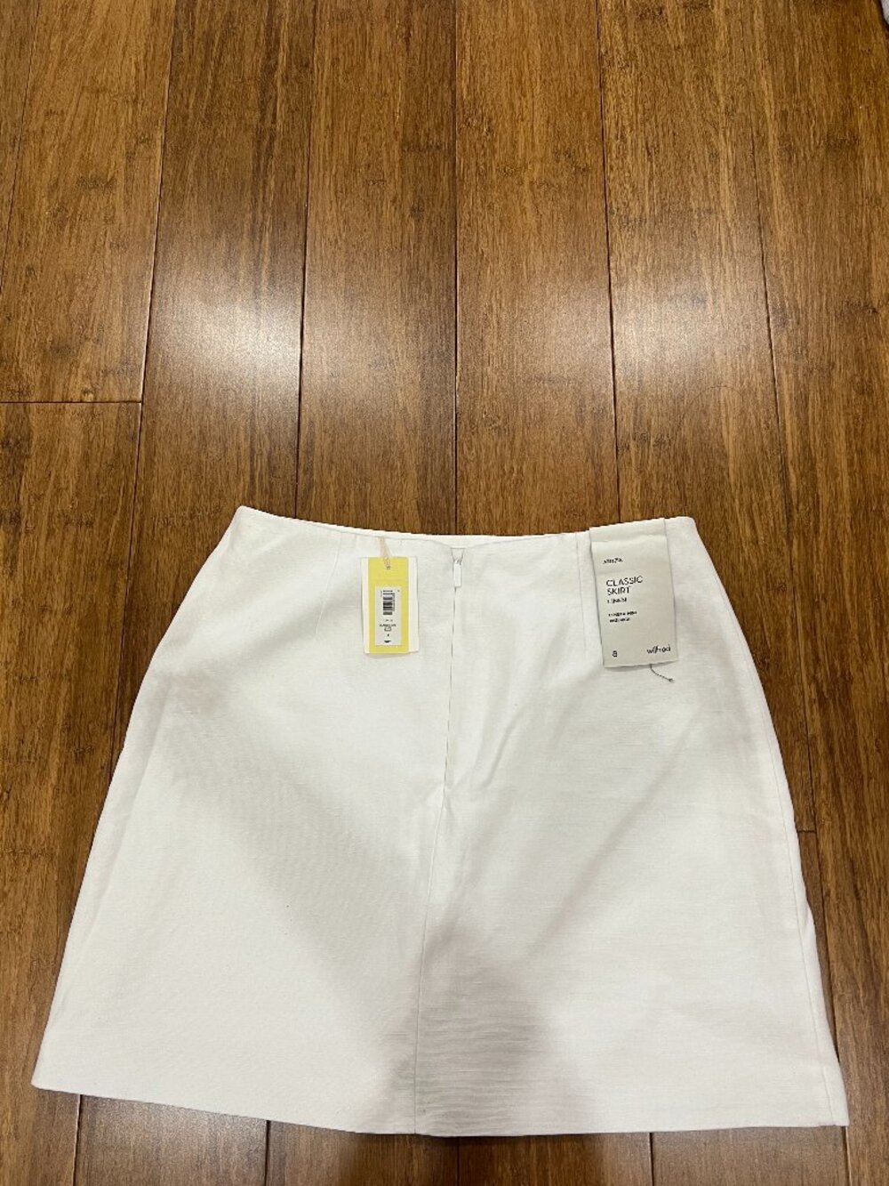 NWT Wilfred CruiseLinen™ Classic Mini Skirt in Light Birch - Picture 3 of 7